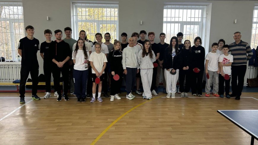 Finala competițiilor interșcolare la tenis de masa în sectorul Rîșcani, organizate de Pretura sectorului Rîşcani