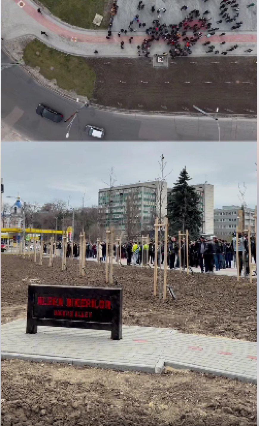 Inaugurarea Aleii Bikerilor din capitală pe bd. Iu. Gagarin *** Informează-te din prima sursă