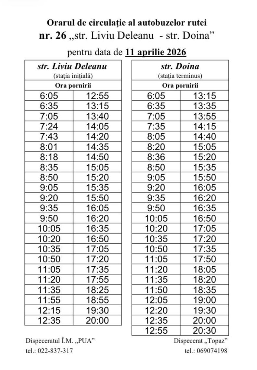 ❗️În atenția călătorilor! Primăria Chișinău informează că, în perioada Sărbătorilor Pascale, în zilele de 11, 12 și 13...