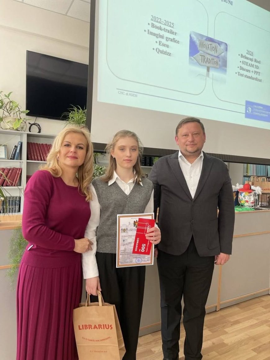 Astăzi împreună cu Colegiul Național de Comerț al ASEM celebrăm Ziua Cărții și a bibliotecarului– o zi dedicată unive...