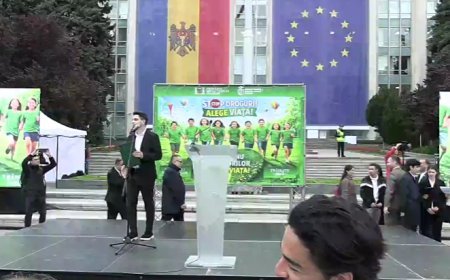Flashmob cu genericul: „Viața contează! Spune NU drogurilor!”