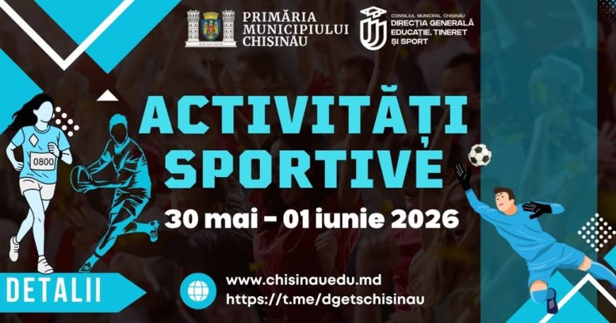 Primăria Chișinău invită locuitorii capitalei la un nou weekend dedicat sportului, performanței și promovării unui mod...
