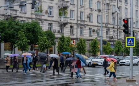 Precipitațiile continuă în capitală