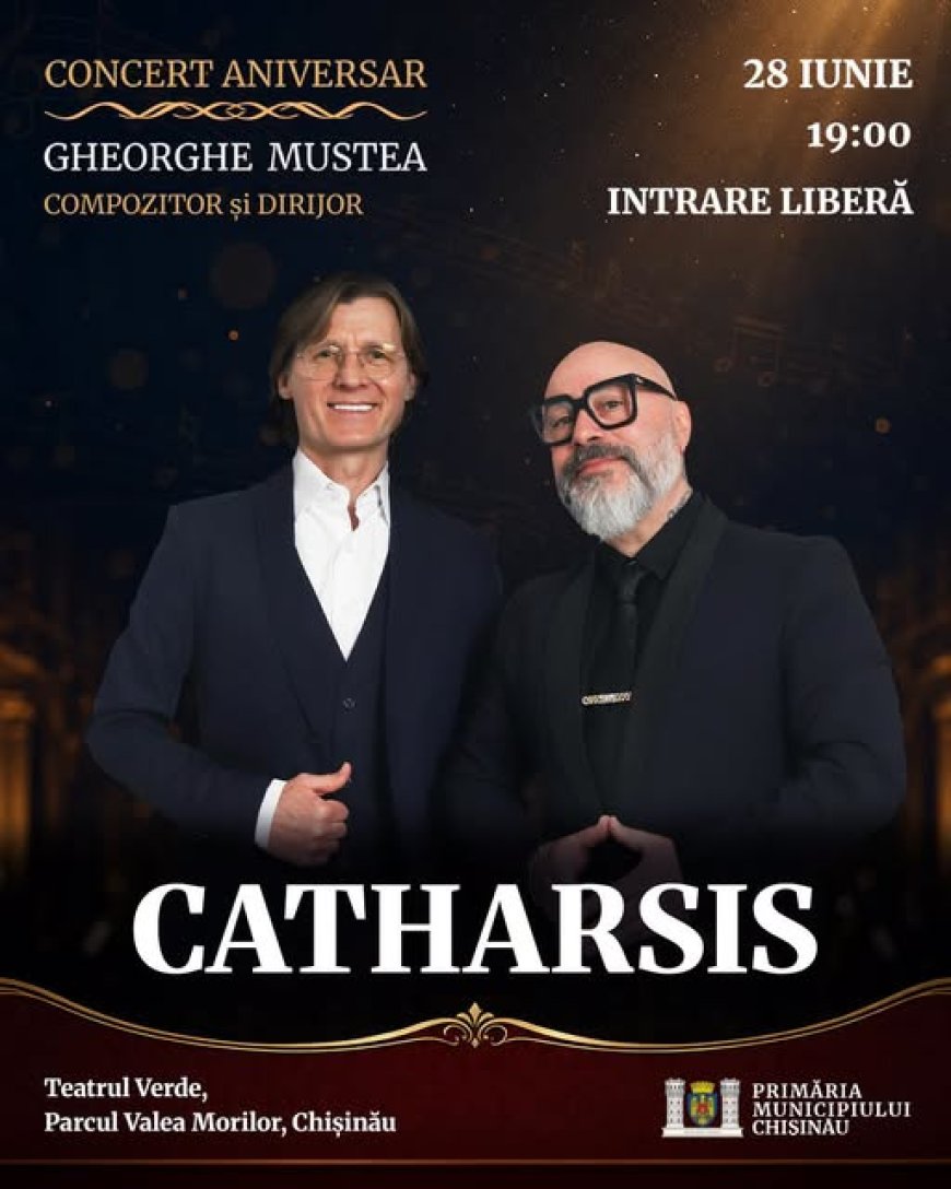 Formația Catharsis se numără printre invitații speciali ai concertului aniversar dedicat maestrului Gheorghe Mustea!