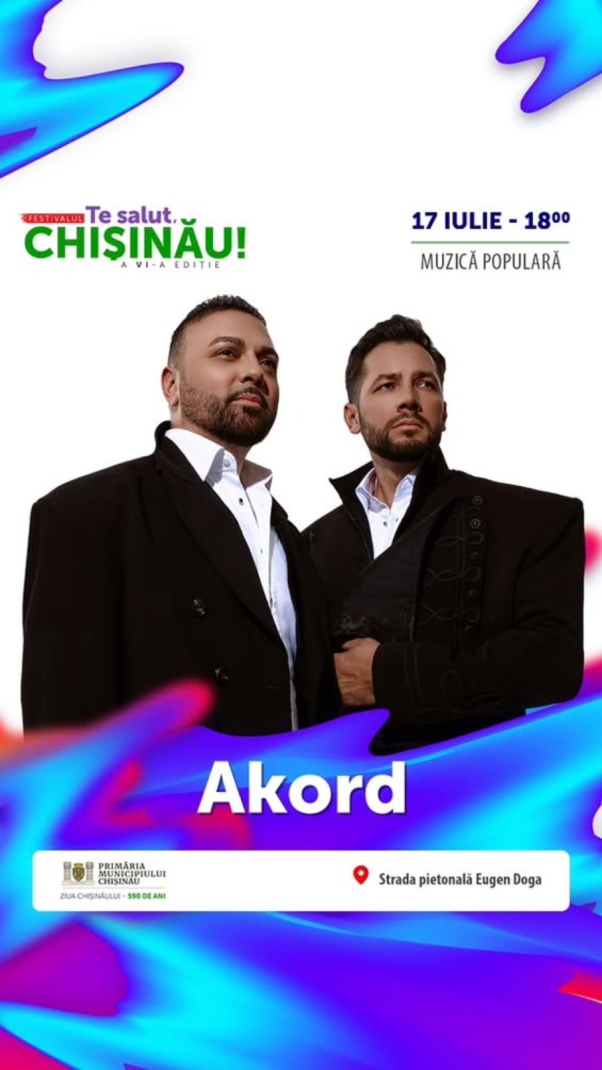 Trupa Akord vine la Festivalul „Te salut, Chișinău!”