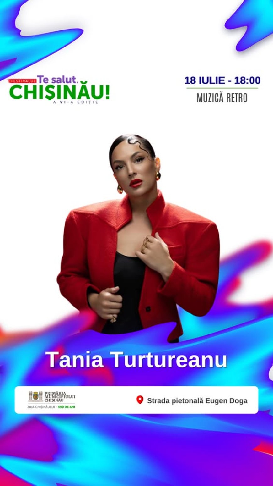 Tania Turtureanu vine la Festivalul „Te salut, Chișinău!”