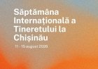 Cu prilejul Zilei Internaționale a Tineretului, Primăria Chișinău invită tinerii cu vârsta cuprinsă între 14 și 35 de...