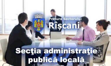 Secţia administraţie publică locală