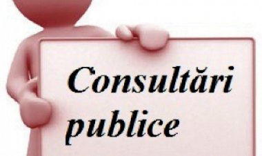 CONSULTĂRI PUBLICE!   19.01.2024
