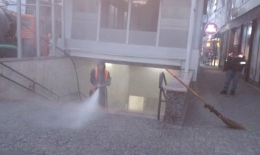 Salubrizarea matinală În dimineața acestei zile, 16.04.2021,...